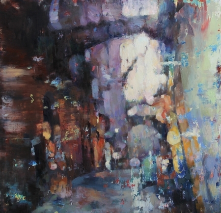 Walking down the alley